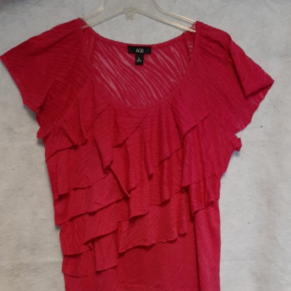 AGB Blouse with Layered Ruffles, Blouse